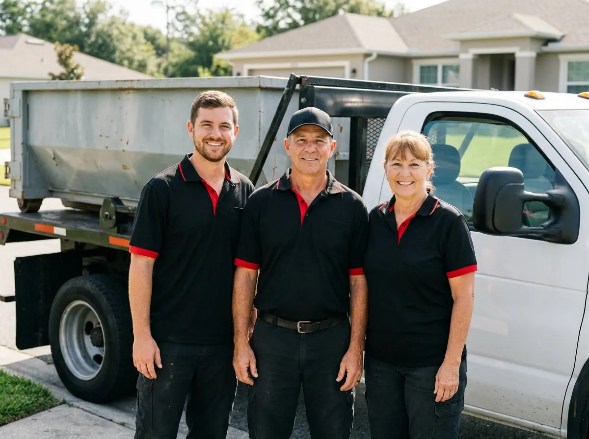 The Kingpin Dumpster Rental team, dumpster rental in Ocala, FL